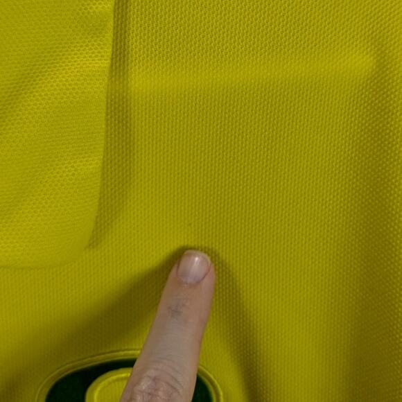 Oregon Ducks Nike Shirt Mens Extra Large Yellow Dri Fit Football Polo Flaws - Picture 6 of 11